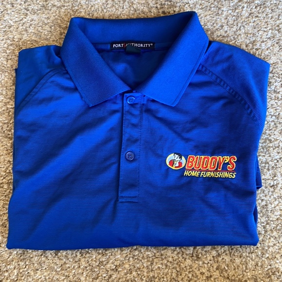 Port Authority Other - Port Authority brand collared shirt with Buddy’s Home Furnishings saying…